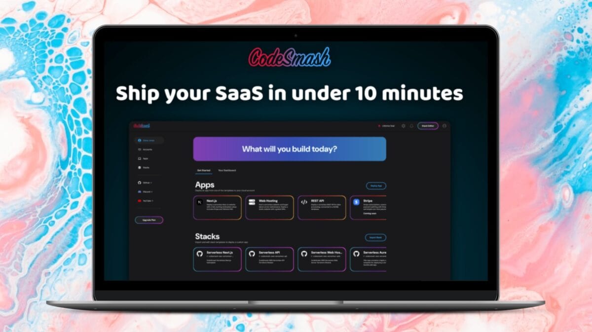 CodeSmash Lifetime Deal,  💡 Ship your SaaS in under 10 minutes!