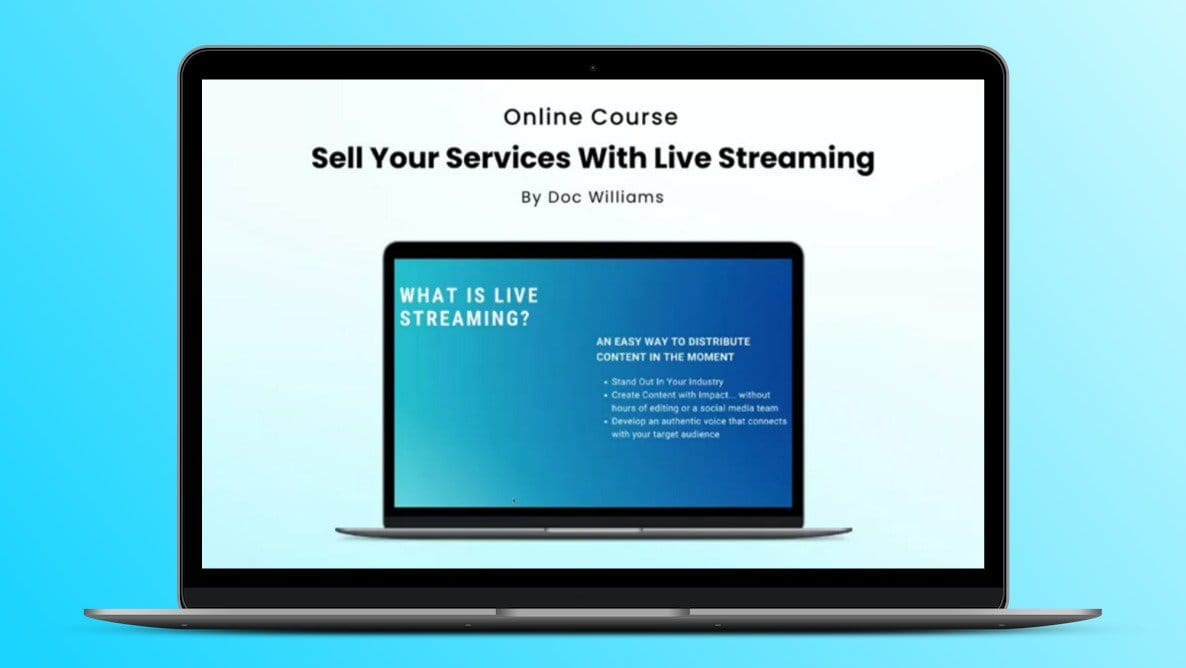 Sell Your Services With Live Streaming Lifetime Deal, 