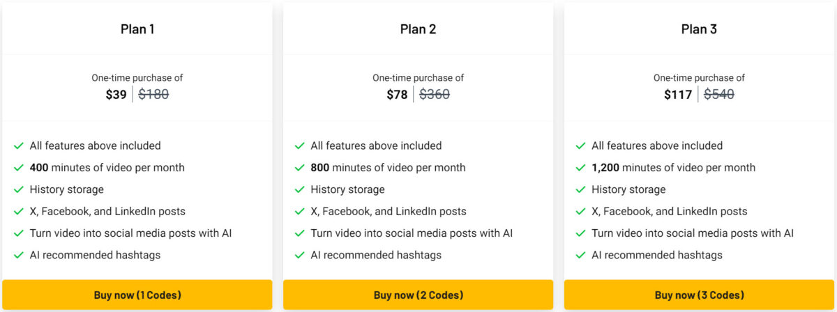 Spotely Lifetime Deal Pricing