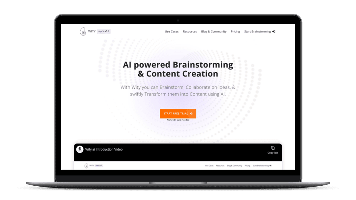 Wity AI Lifetime Deal,  ⚡ Boost Your Content Creation Process