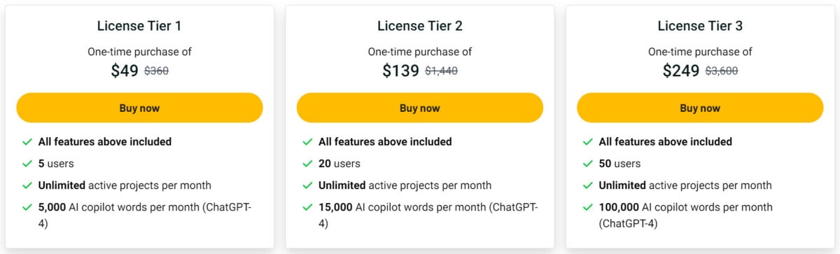 Beep Lifetime Deal Pricing I