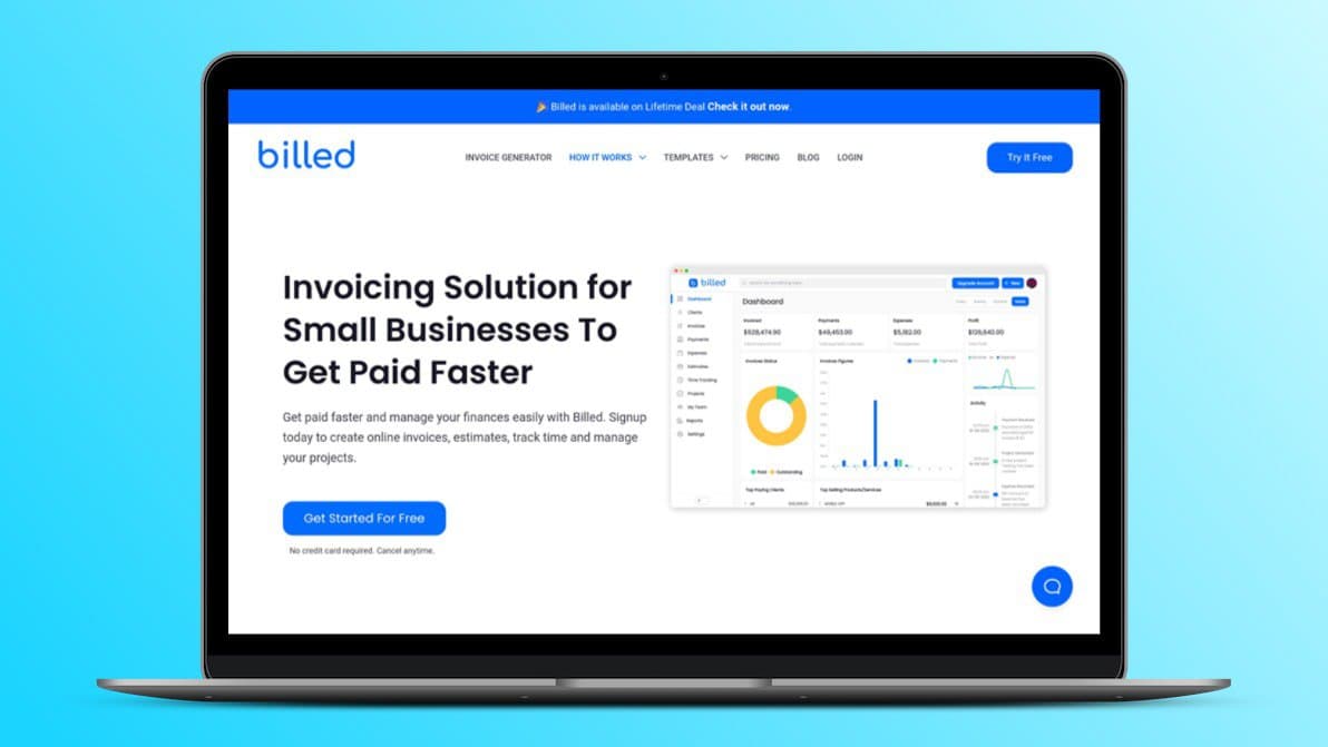 Billed Lifetime Deal  Simplify Invoicing & Expense Tracking