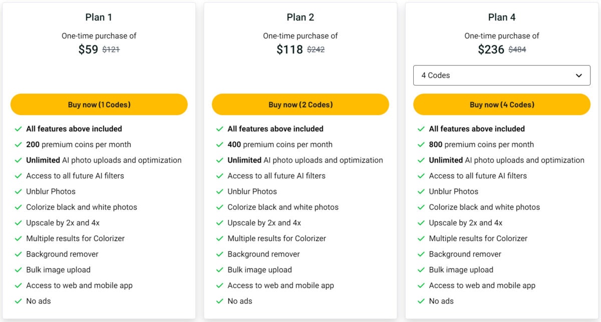 Face26 Lifetime Deal Pricing