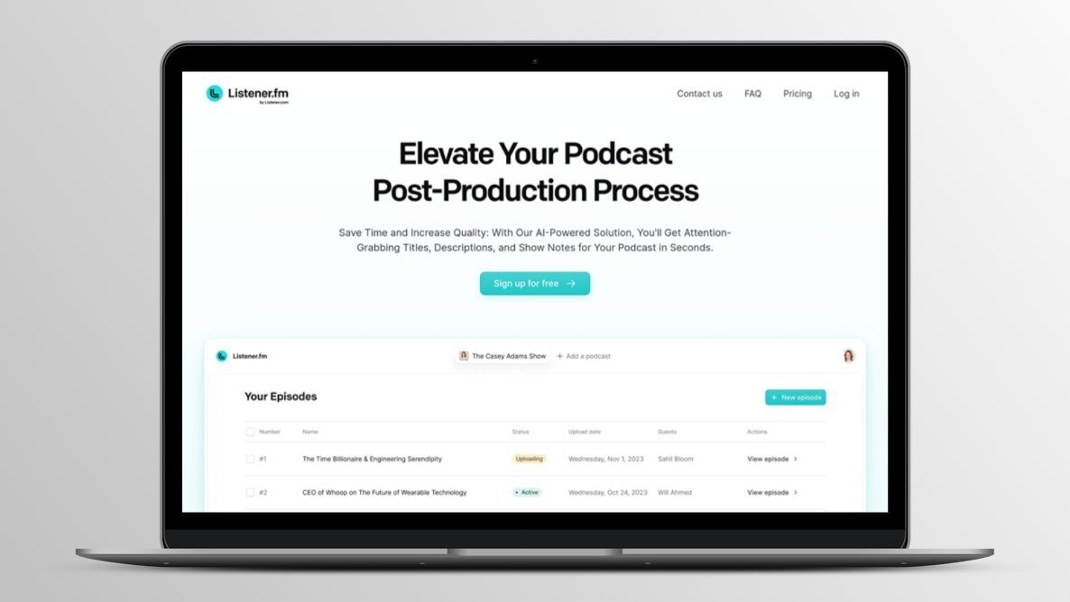 Listener.Fm Lifetime Deal  Elevate Your Podcast Post-Production Process