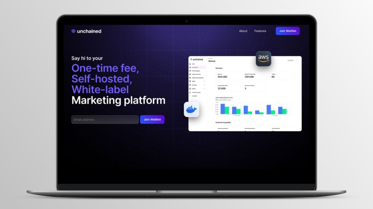 Unchained Self Hosted & White Label Marketing Platform Image