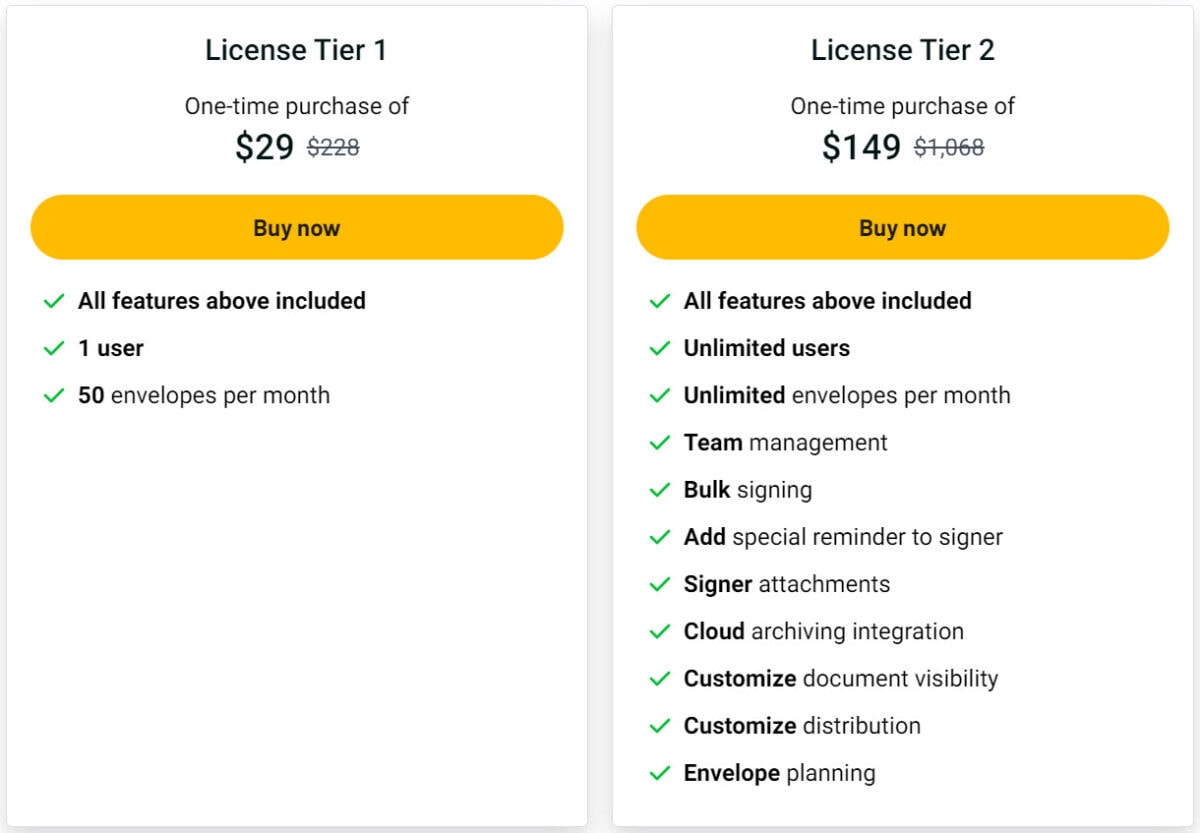 Ethicsign Lifetime Deal Pricing