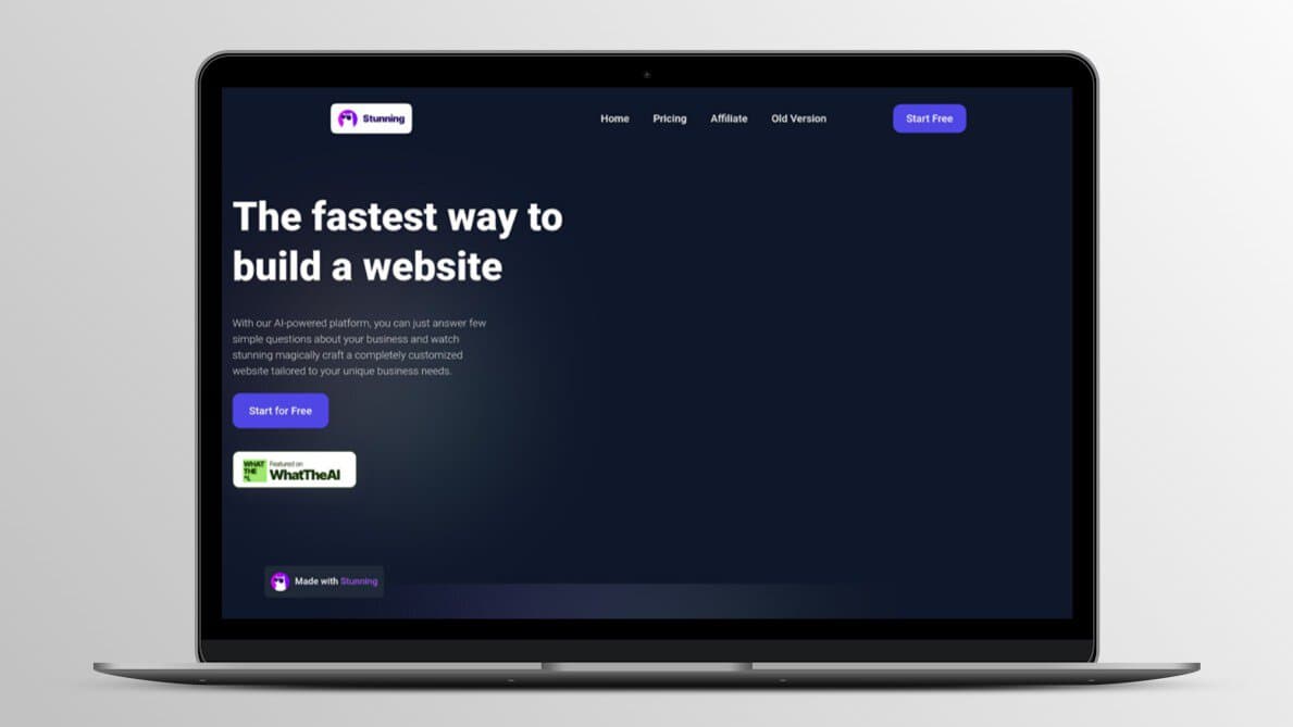 Stunning Lifetime Deal,  🌟 Built Sleek Websites In Seconds With AI
