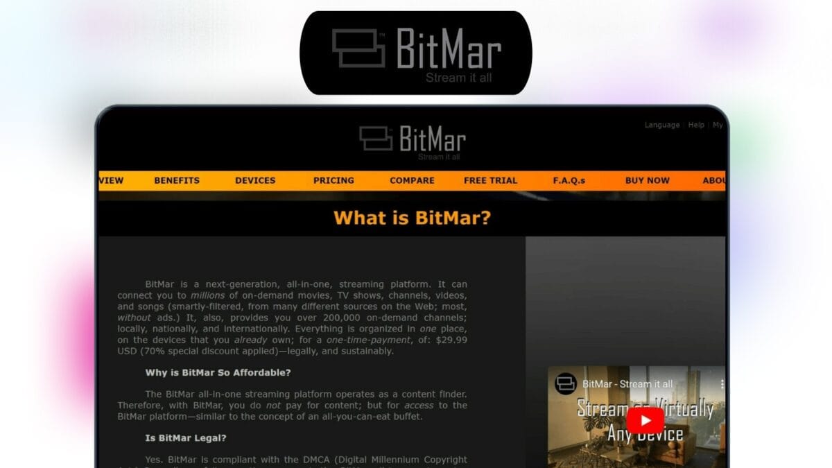 Bitmar Lifetime Deal Image