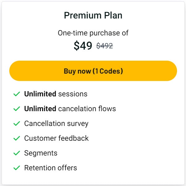 Cancelo Lifetime Deal Pricing