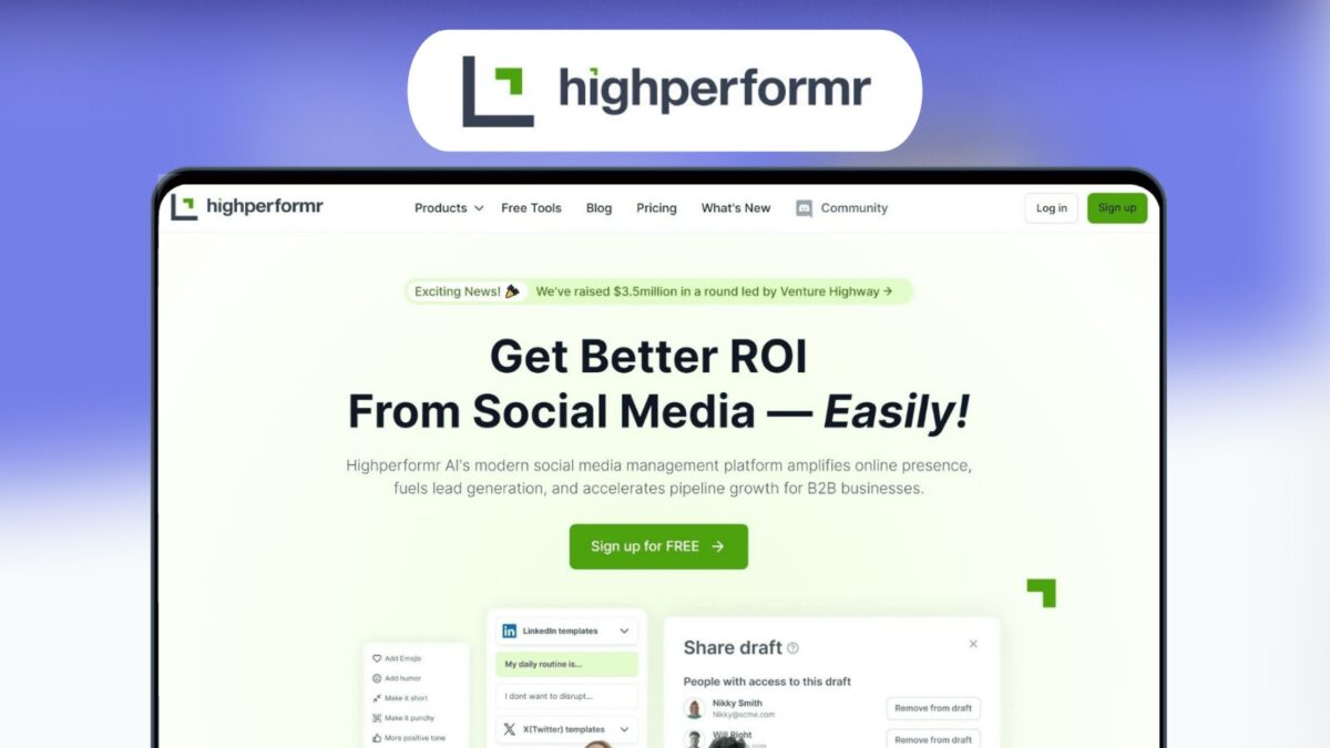 Highperformr Lifetime Deal Image