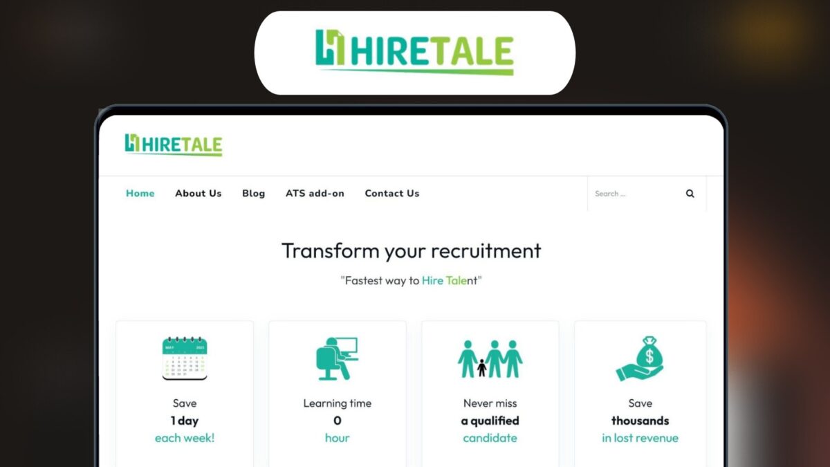 Hiretale Lifetime Deal Image