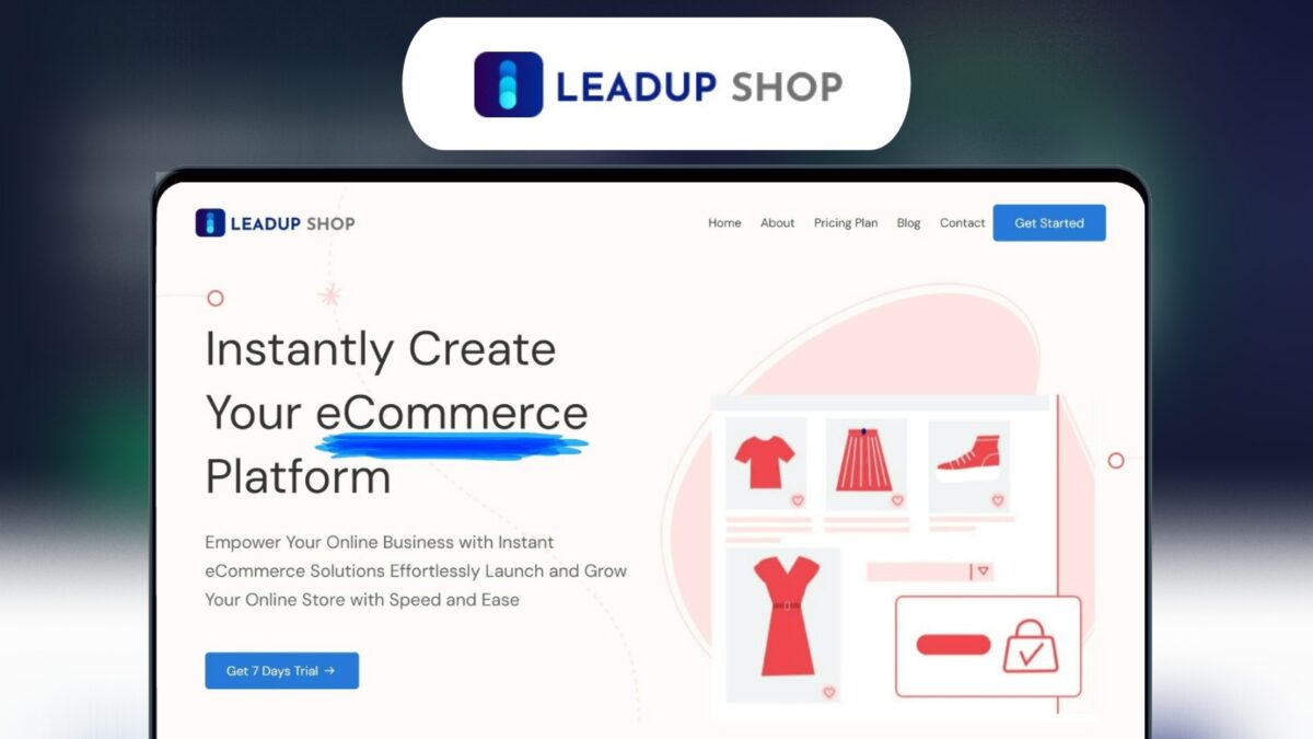 Leadup Shop Lifetime Deal Image