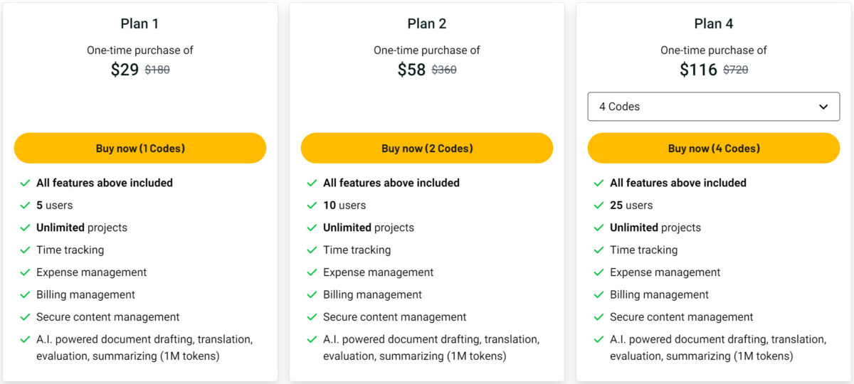 Matterlinq Lifetime Deal Pricing