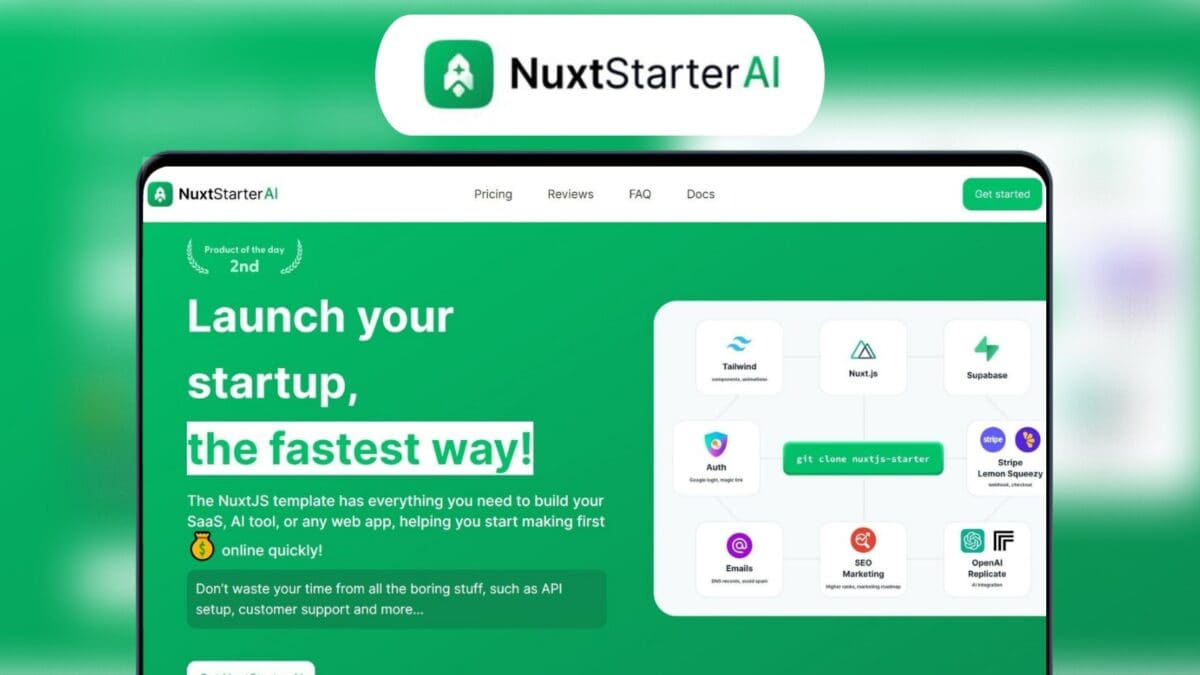 Nuxtstarterai Lifetime Deal Image