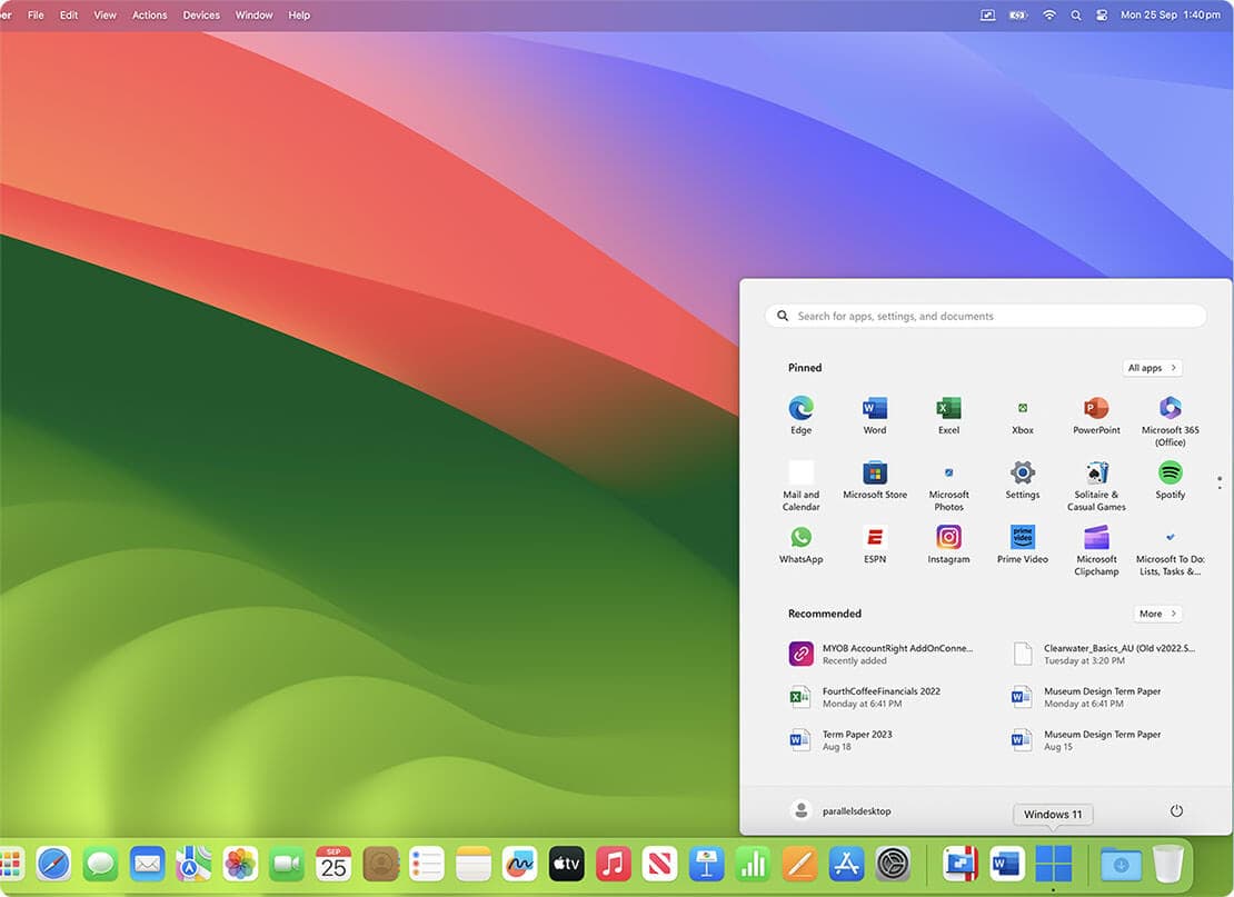 Parallels On Mac