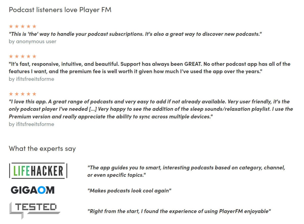 Player Fm Lifetime Membership Image I