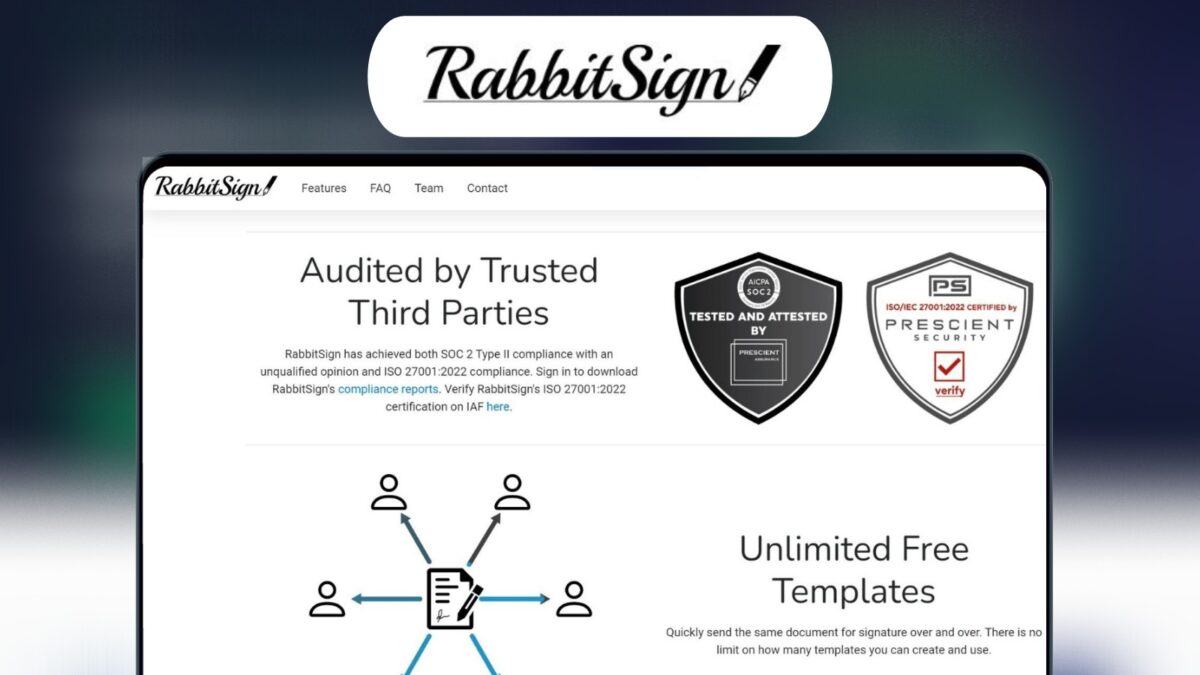 Rabbitsign Lifetime Free Deal Image