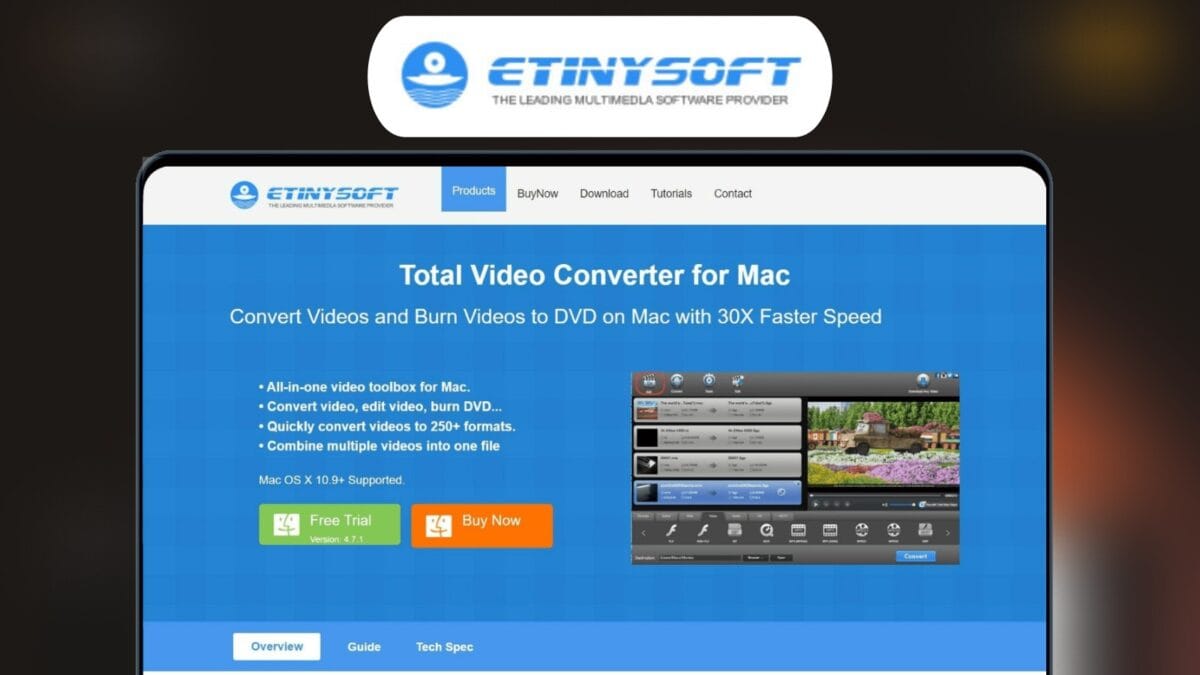 Total Video Converter For Mac Lifetime Deal Image