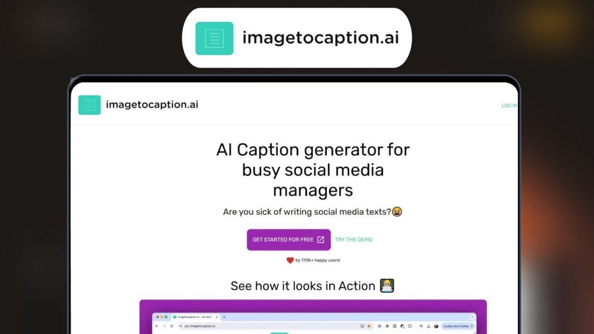 Imagetocaption.ai Lifetime Deal Image