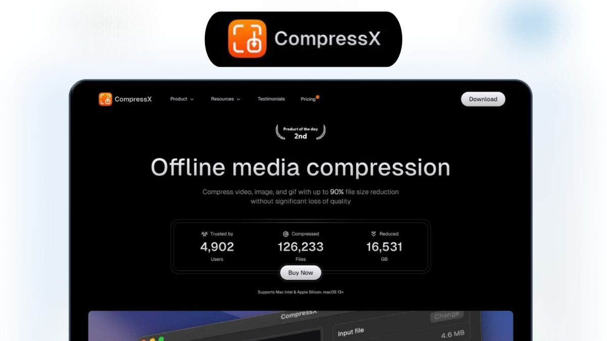 Compressx Lifetime Deal Image