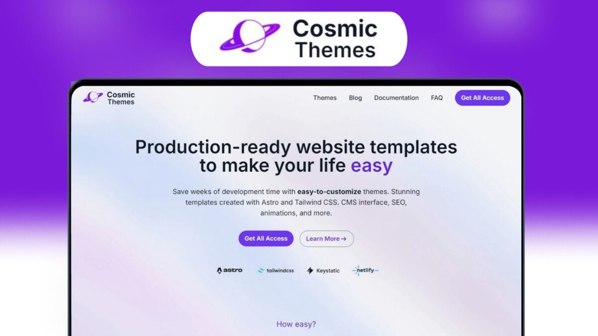 Cosmic Themes Lifetime Deal Image