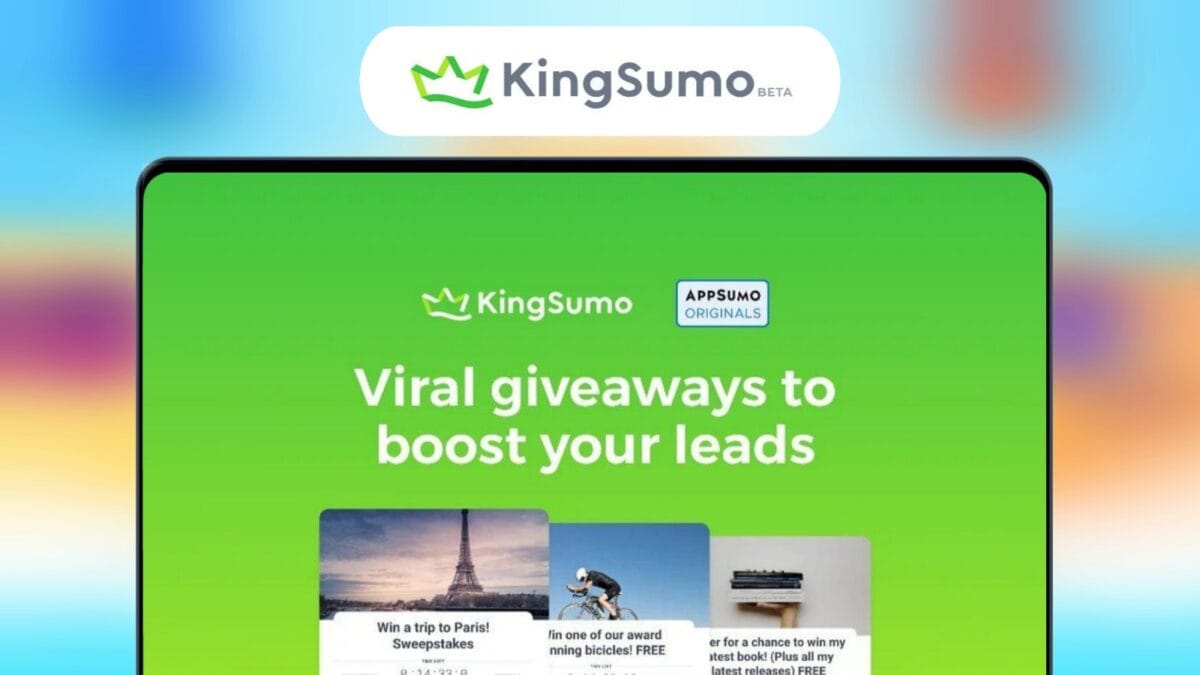 KingSumo Lifetime Free Deal 🎉 Boost Lead Generation with Viral Giveaways!