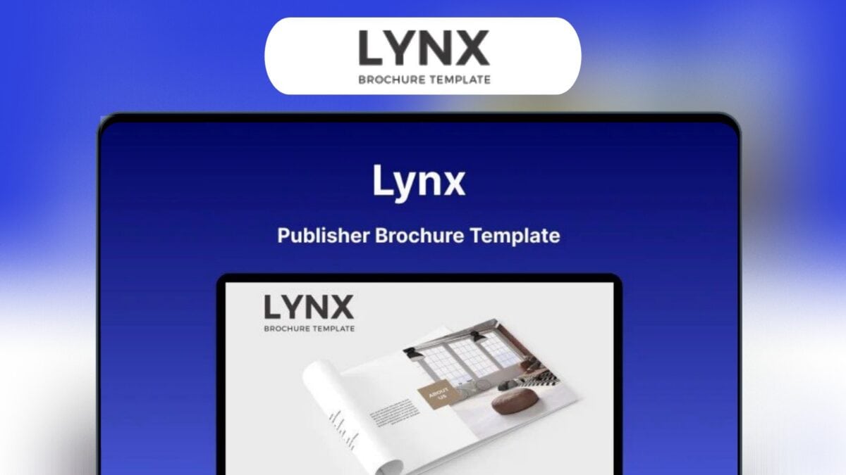 Lynx Publisher Brochure Template Image