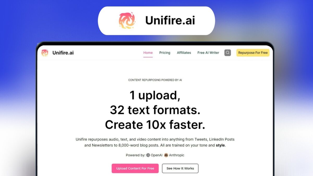 Unifire.ai Lifetime Deal Image