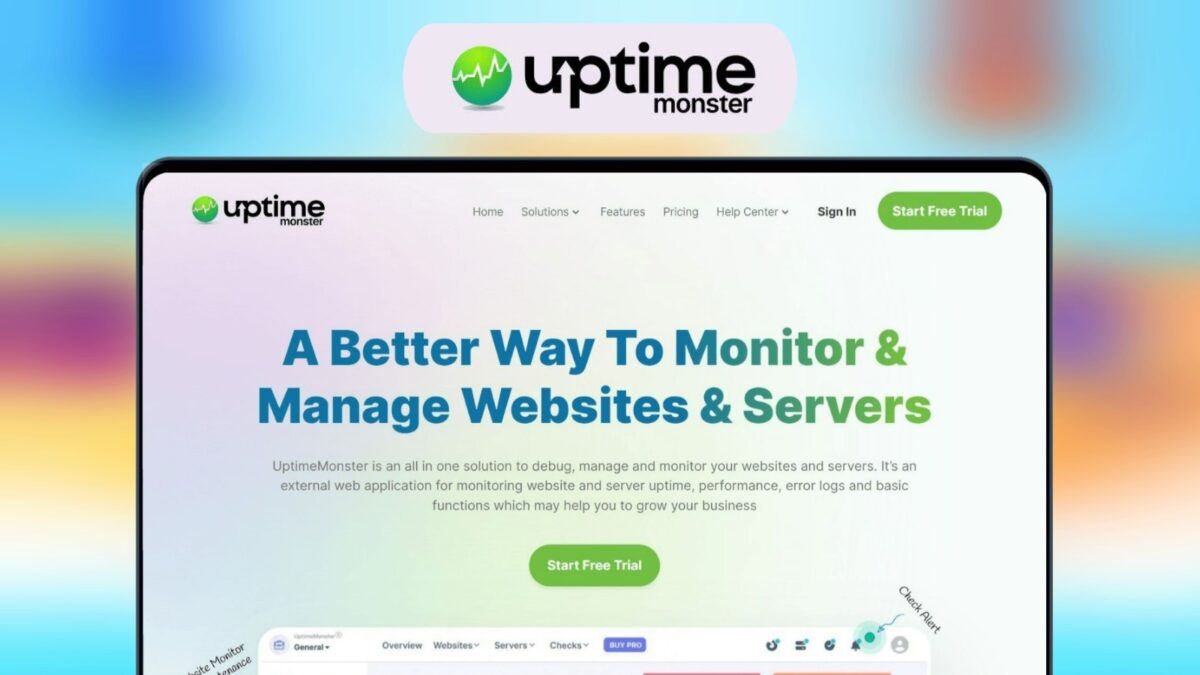 Uptimemonster Lifetime Deal Image