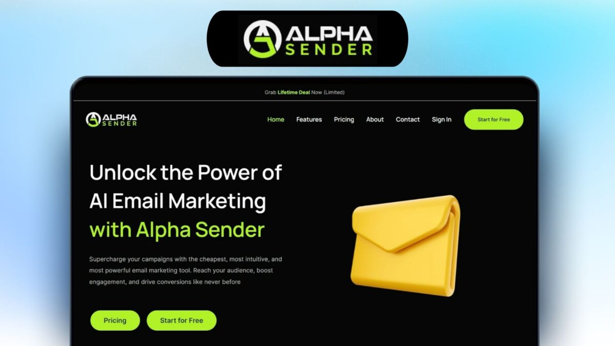 Alpha Sender Lifetime Deal Image