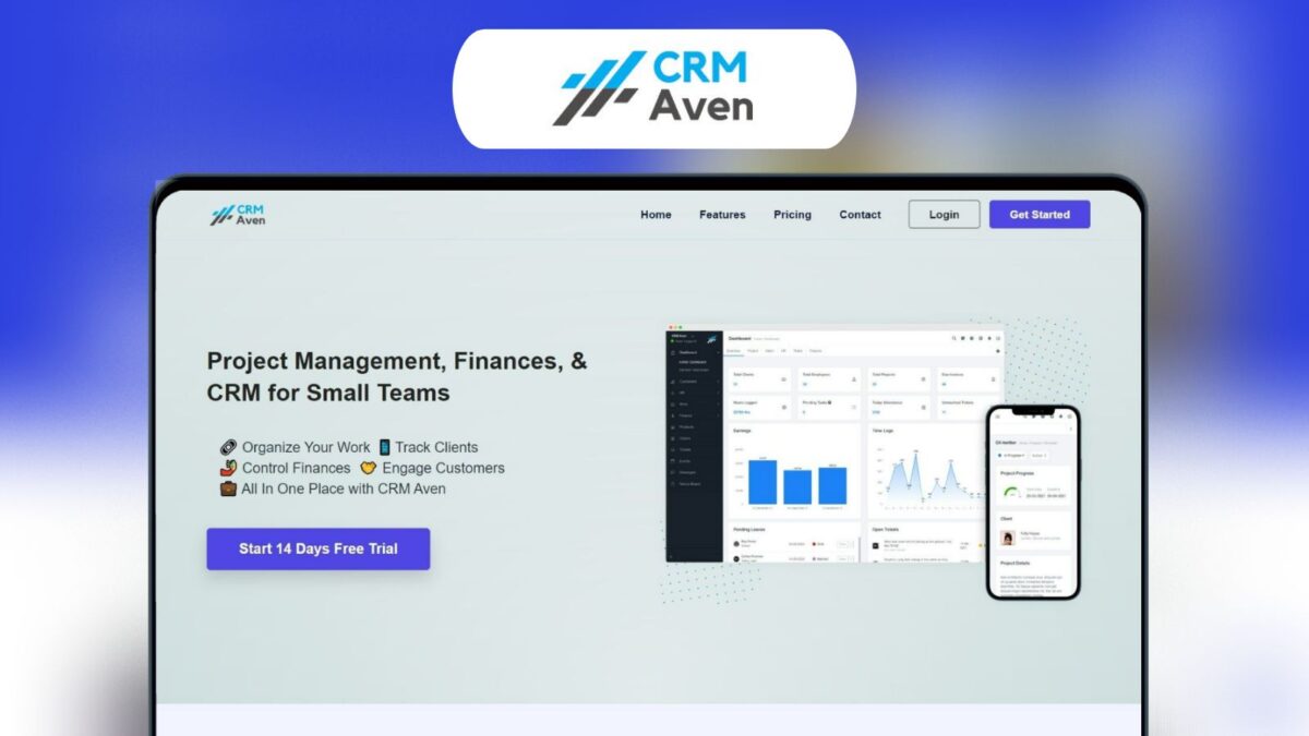 Crm Aven Lifetime Deal Image