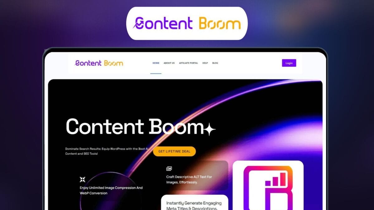 Content Boom Lifetime Deal Image