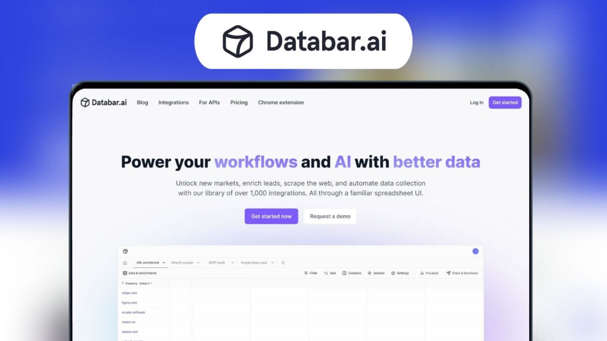 Databar Lifetime Deal Image