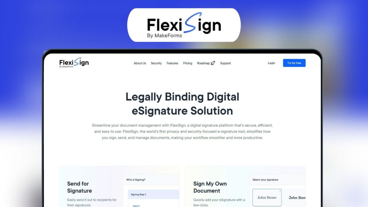 Flexisign Lifetime Deal Image