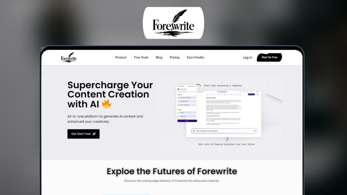 Forewrite Lifetime Deal Image