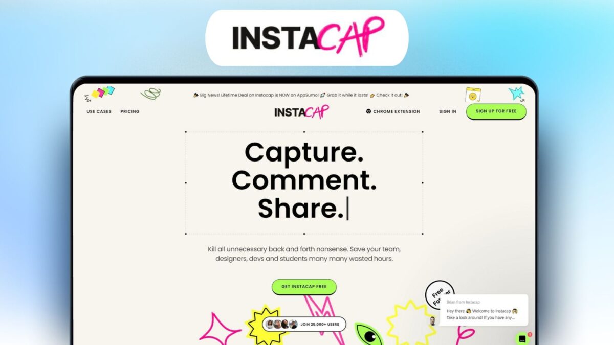 Instacap Lifetime Deal Image