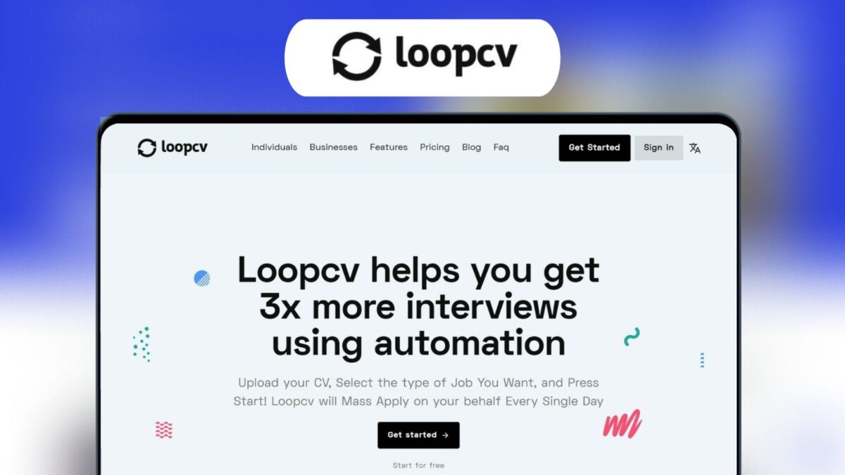 Loopcv Lifetime Deal Image