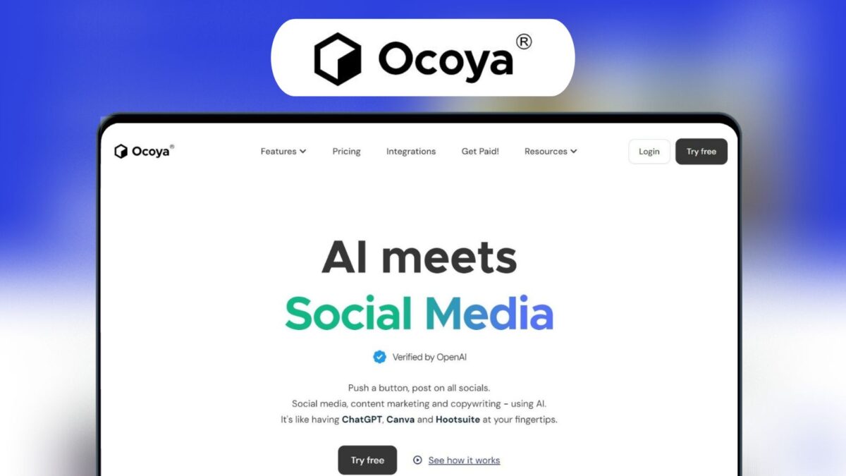 Ocoya Lifetime Deal Image