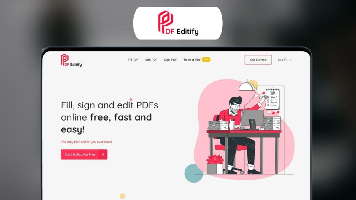 Pdf Editify Lifetime Deal Image