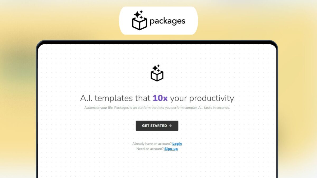 Packages Lifetime Deal Image