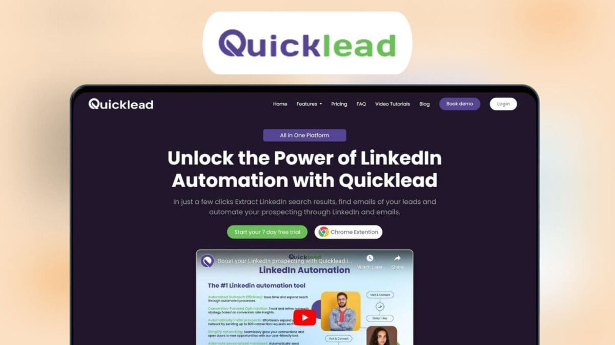 Quicklead Lifetime Deal Image