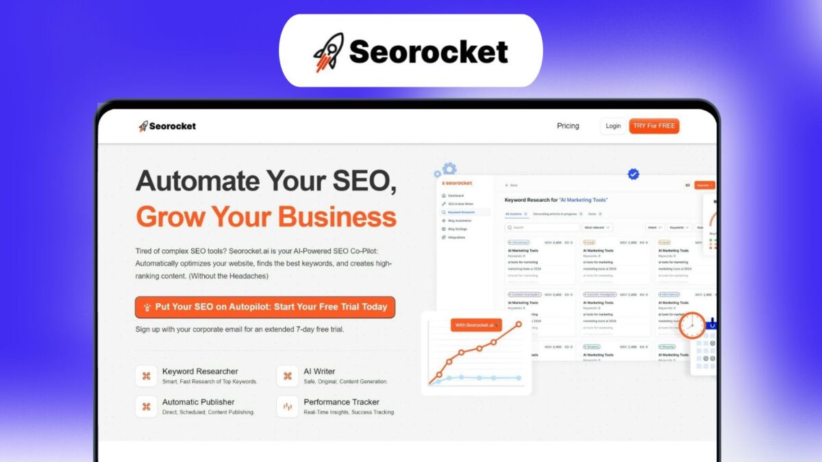 Seorocket Lifetime Deal Image