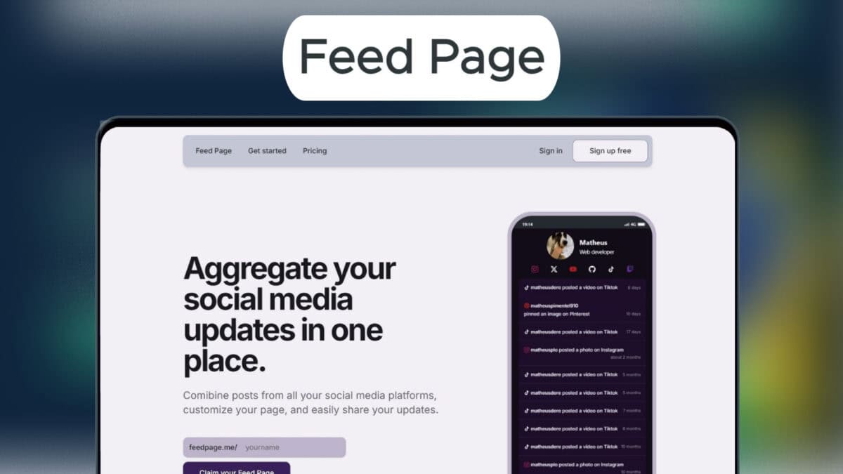 Feed Page Lifetime Deal Image