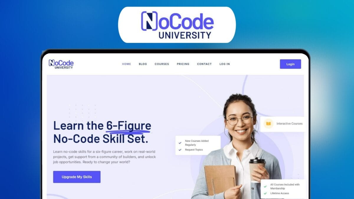 Nocode University Lifetime Deal Image