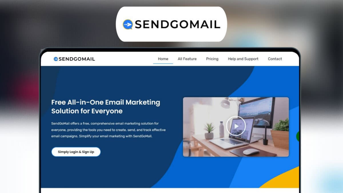 Sendgomail Lifetime Deal Image New