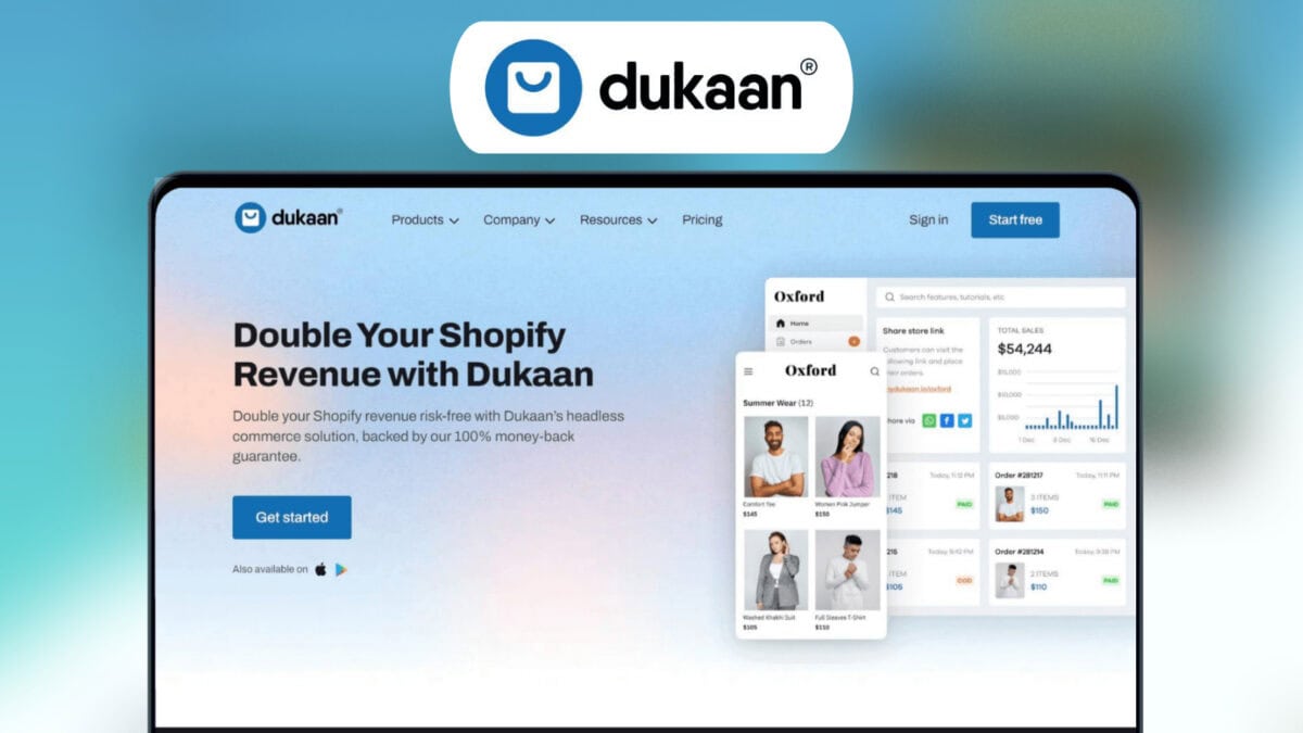 Dukaan Lifetime Deal Image New