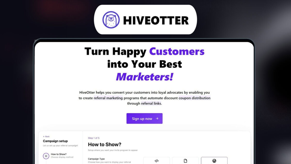 Hiveotter Lifetime Deal Image