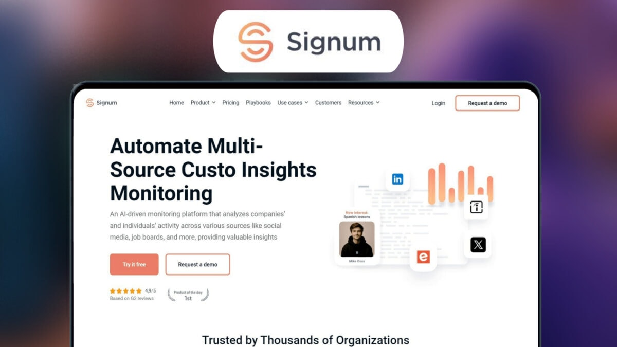 Signum.ai Lifetime Deal Image