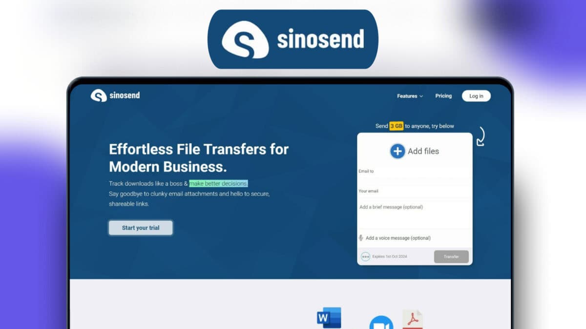 Sinosend Lifetime Deal Image