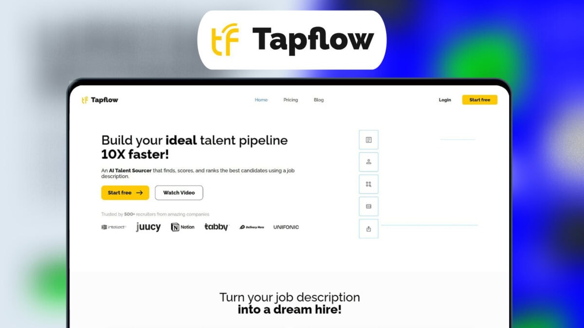 Tapflow Lifetime Deal Image